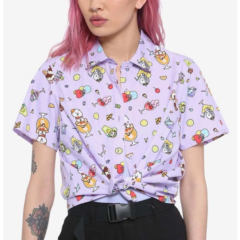 BT21 Fruity Drinks Button-up